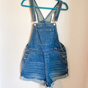 Shein Denim Short Overalls, Size 29